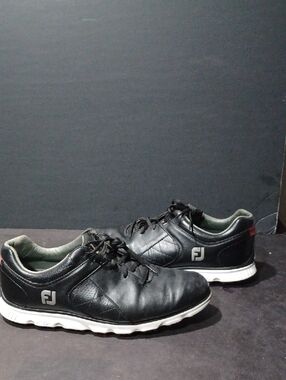 FootJoy  PRO SL Black and White Men's Golf Sneakers Sz10.5 W PRE-OWNED
